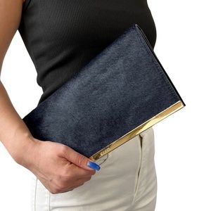 RARE VINTAGE - Gucci by Tom Ford Pony Hair Fold-Over Clutch